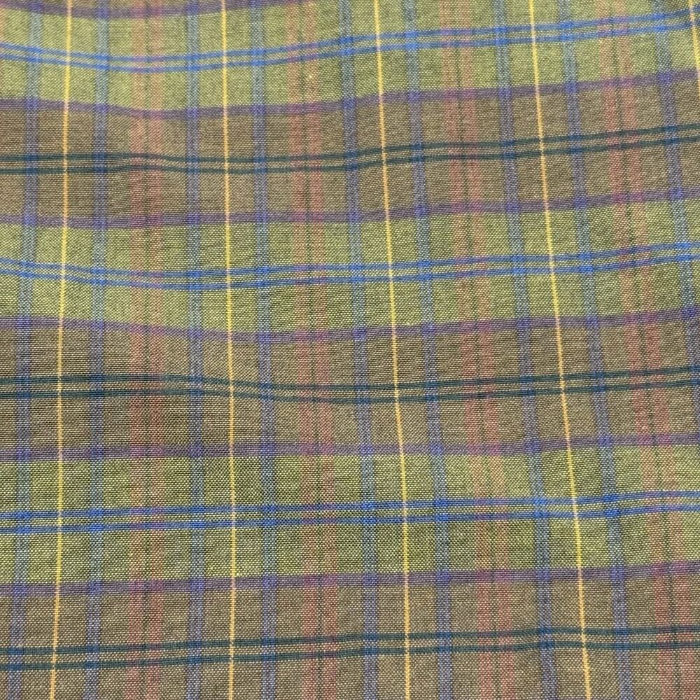 Vtg 90s Banana Republic Travel Mens Blazer Jacket Plaid Check L Cotton Hong Kong - Picture 7 of 8